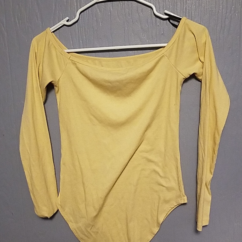 Forever 21 Yellow long sleeved shirt